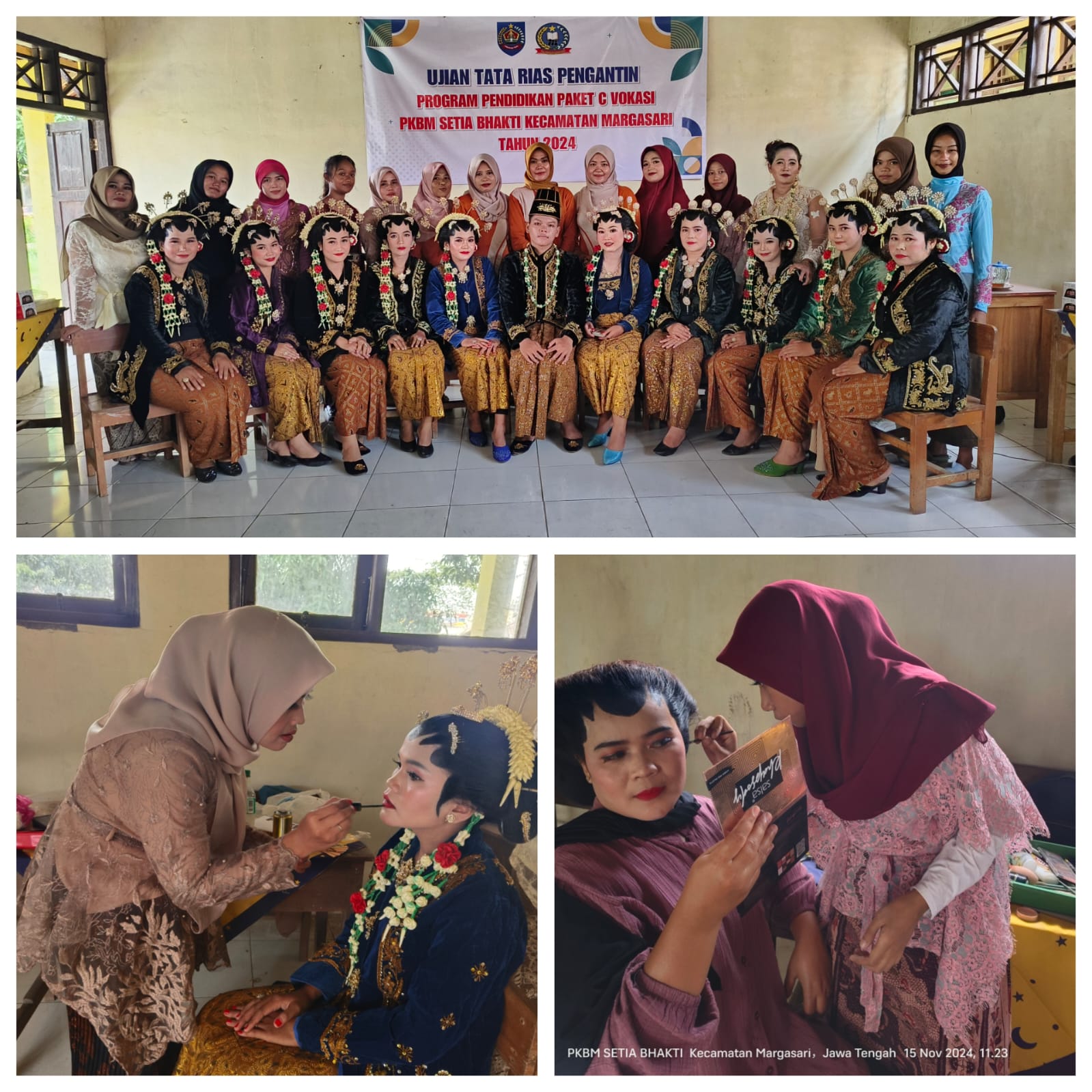 UJIAN TATA RIAS PENGANTIN PROGRAM PAKET C VOKASI